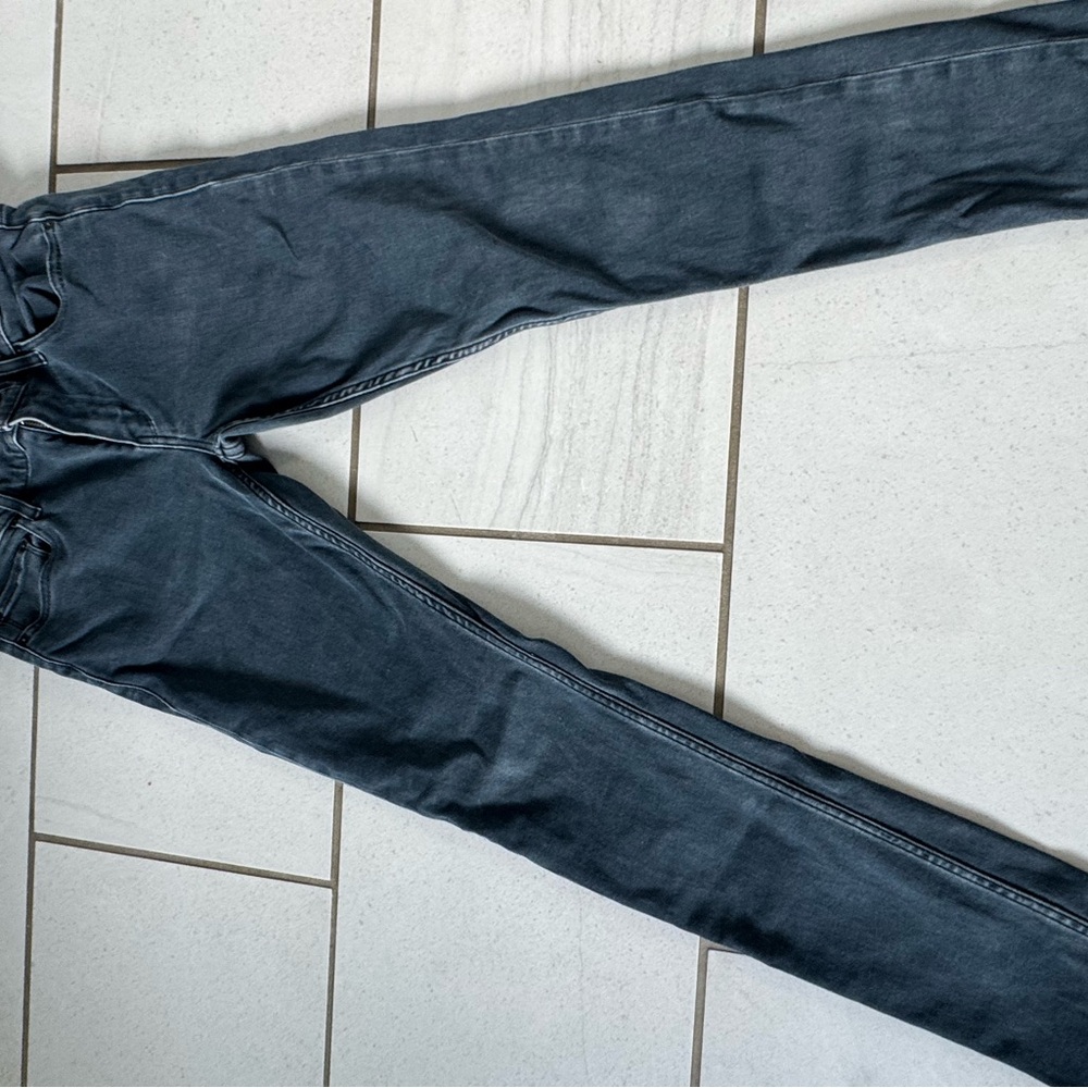PAIGE Men's Skinny Jeans in Dark Gray